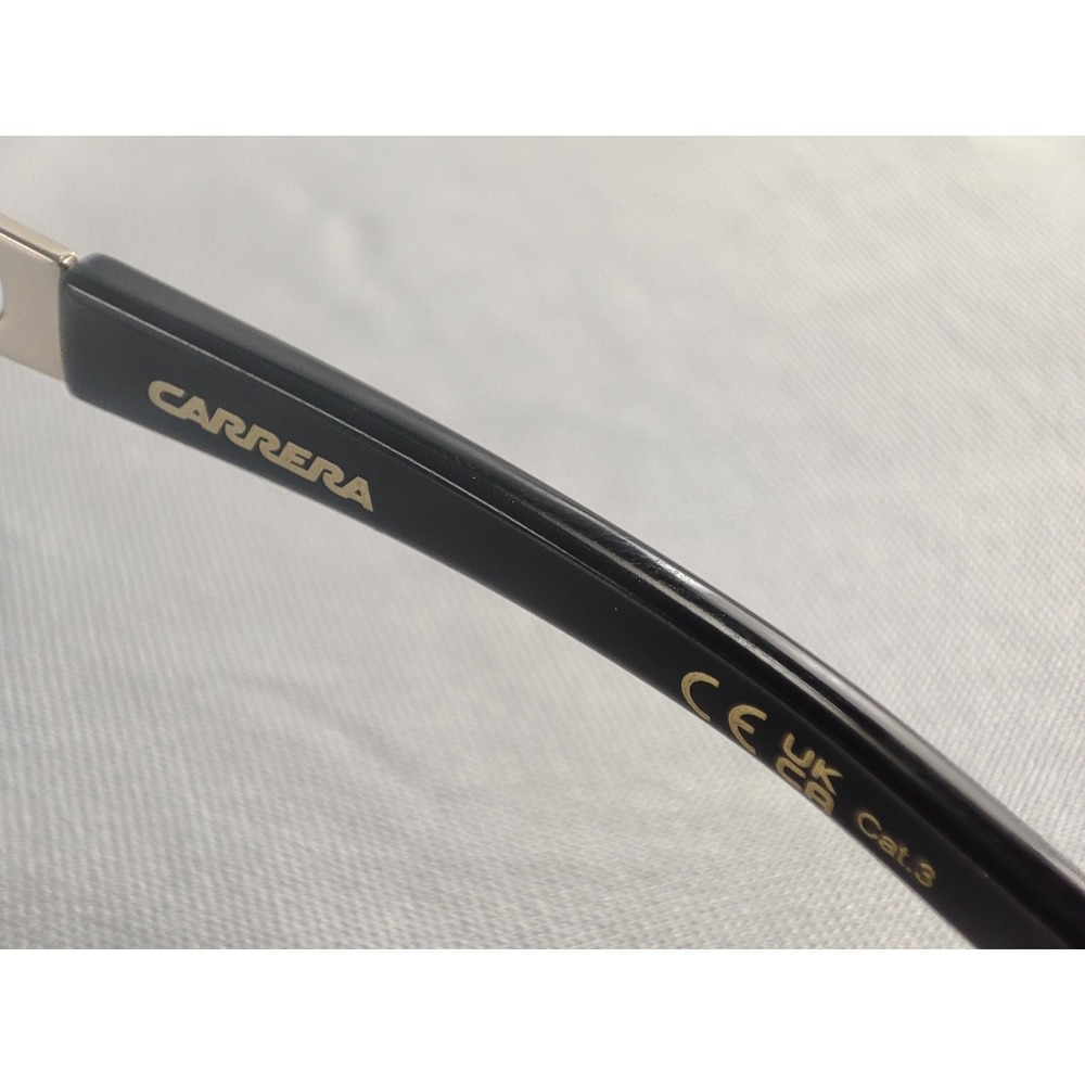 Carrera Special Edition Flag Lab 17 C3E9O Orange Gold Shield Sunglasses 140 NWT - Picture 11 of 14